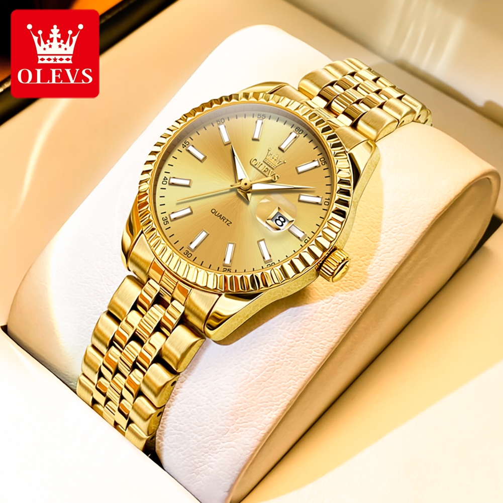 OLEVS 5593 Quartz Women's Watc - مراجعة Luxury Watch Logos وسعره