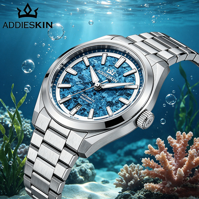 ADDIESKIN K006 Blue Crystalliz - مراجعة Luxury Watch Repair وسعره