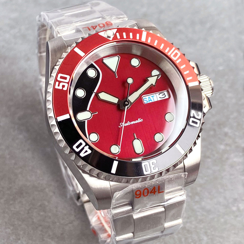 Customized 20ATM 40mm Date Wee - مراجعة Sapphire Crystal Display وسعره