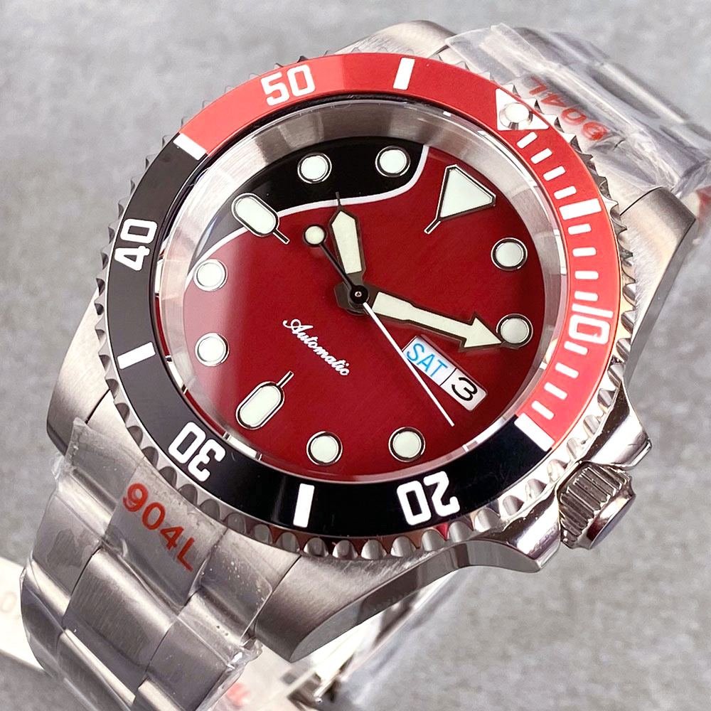 Customized 20ATM 40mm Date Wee - مراجعة Sapphire Crystal Display وسعره