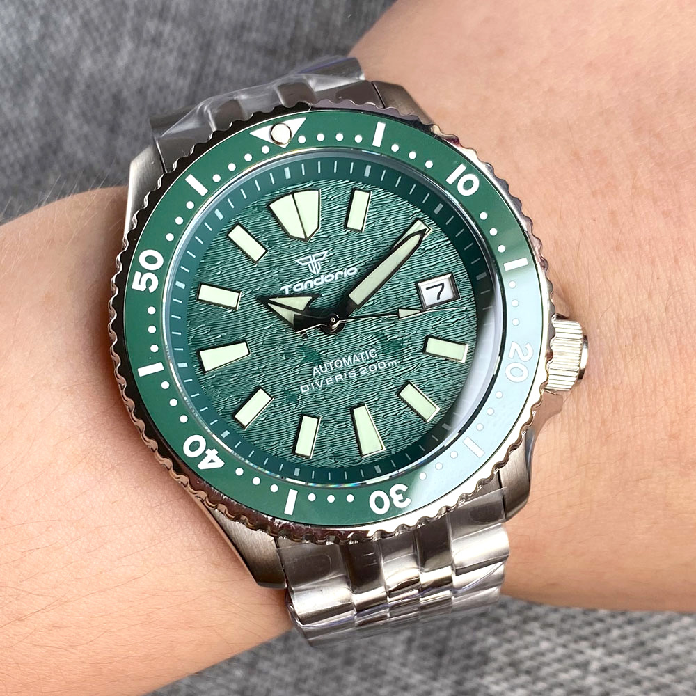 Tandorio 41mm Luxury Green Dia - مراجعة Luxury Watch With Green Dial وسعره