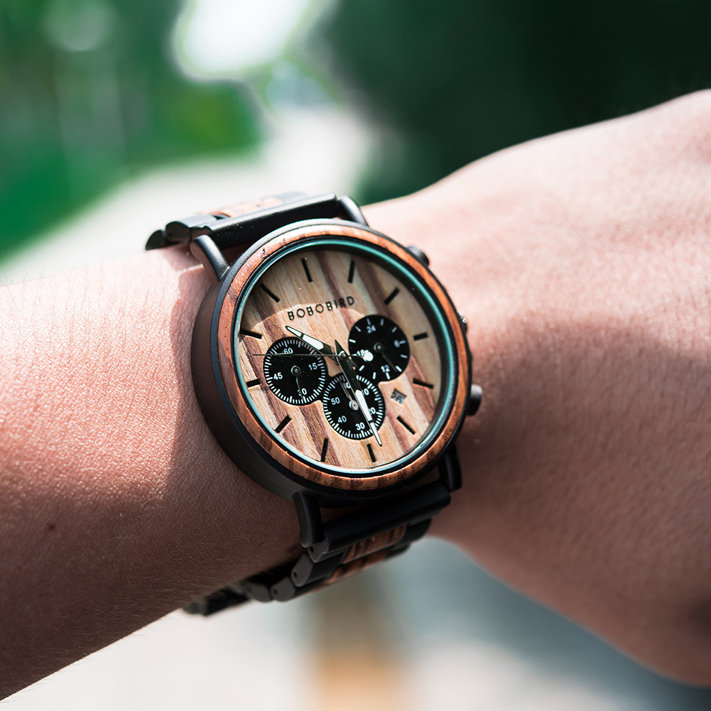 BOBOBIRD Luxury Men Watch Top  - مراجعة Luxury Watch Organizer وسعره