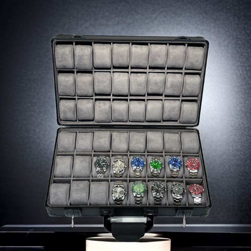 Aluminum Green Watch Box Mens  - مراجعة Luxury Watch Jaeger Lecoultre وسعره