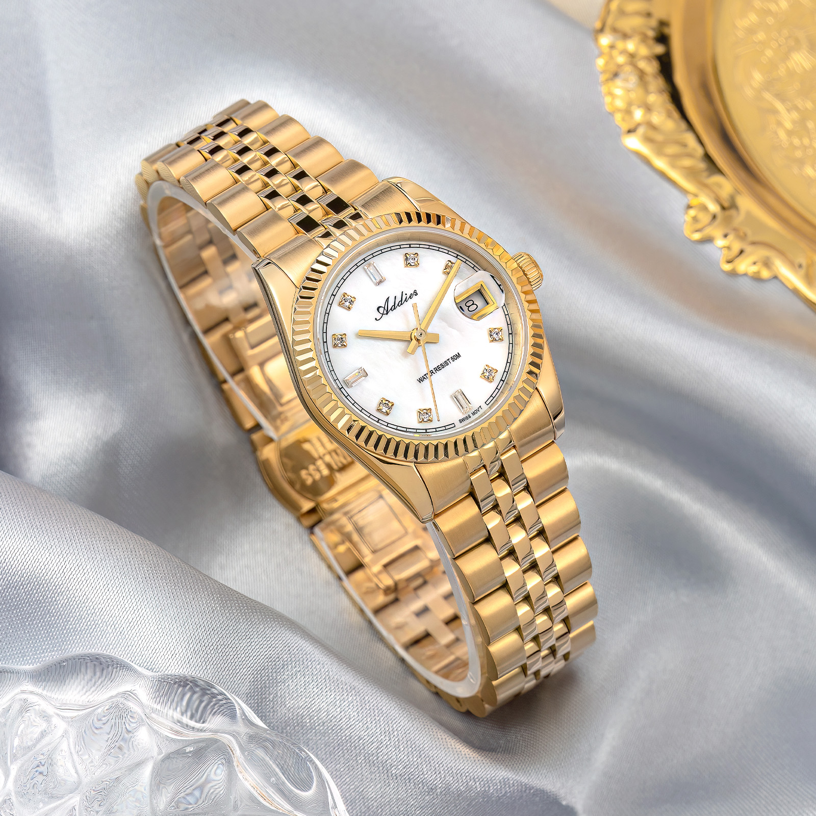 ADDIES Stainless Steel Date Di - مراجعة Luxury Watch Organizer وسعره