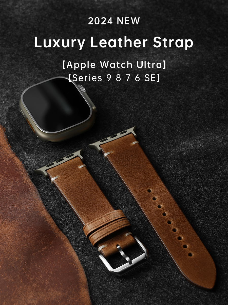 Luxury Leather Watch Strap for - مراجعة Luxury Watch Apple Bands وسعره