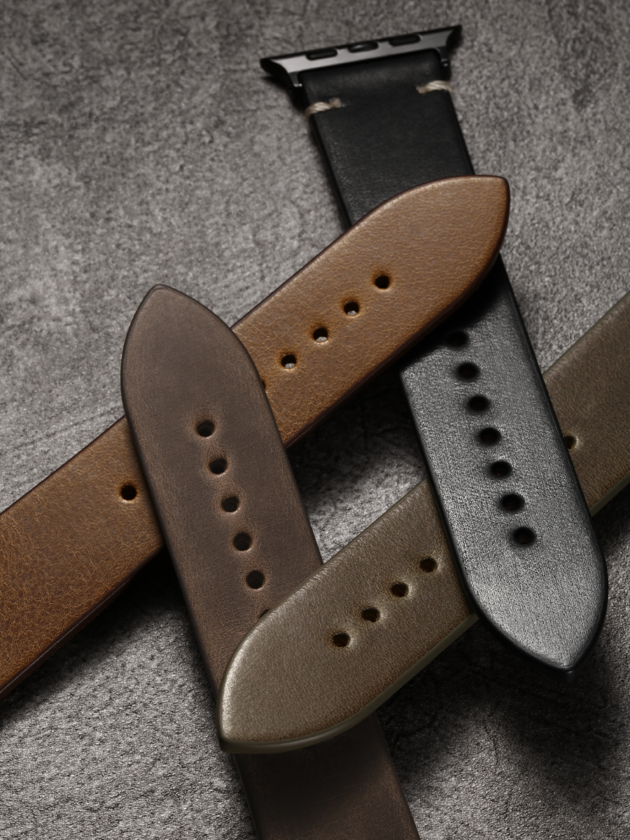Luxury Leather Watch Strap for - مراجعة Luxury Watch Apple Bands وسعره
