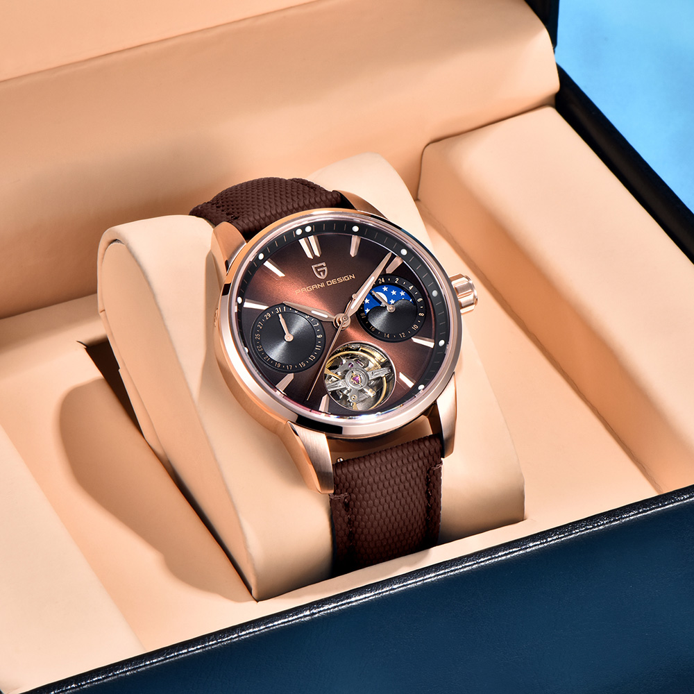 2025 Men's Watches PAGANI DESI - مراجعة Luxury Watch Leather وسعره