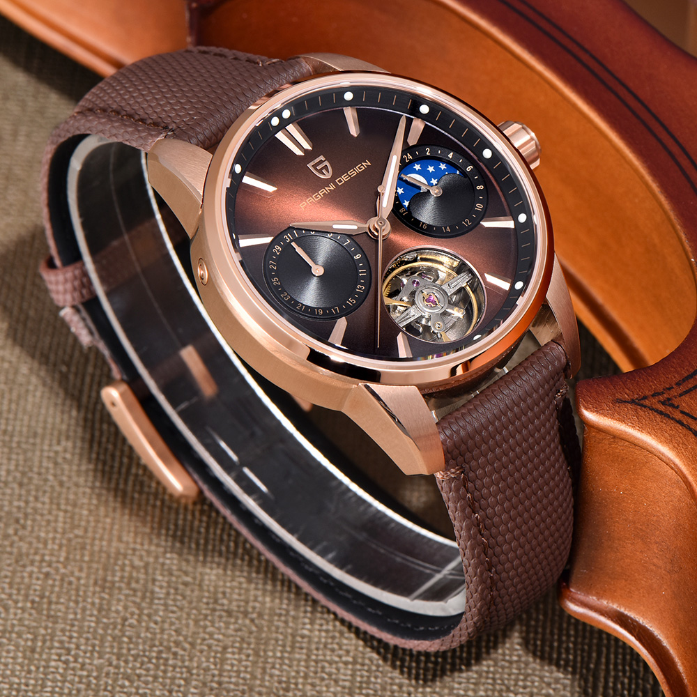 2025 Men's Watches PAGANI DESI - مراجعة Luxury Watch Leather وسعره