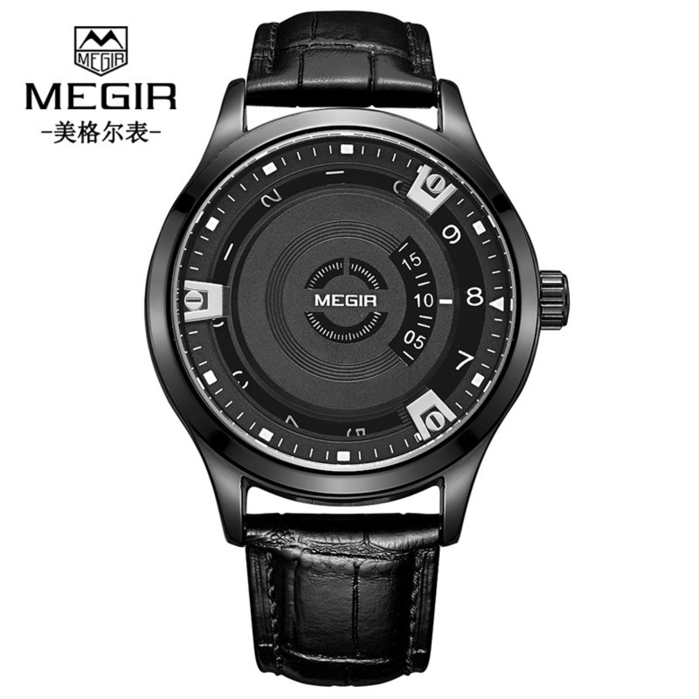 MEGIR Men Watches Luxury Leath - مراجعة Luxury Watch Leather وسعره