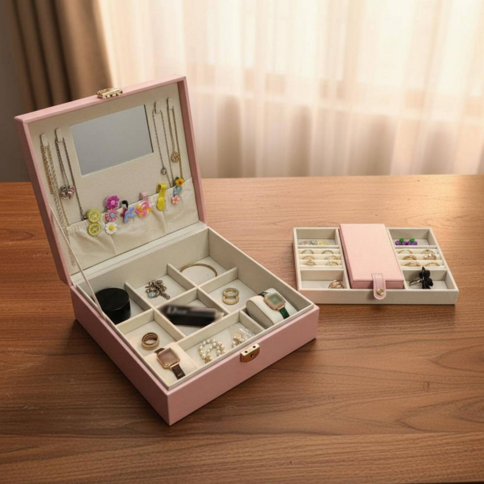 Multi-Tier Jewelry Box Soft Lu - مراجعة Luxury Watch Tier وسعره