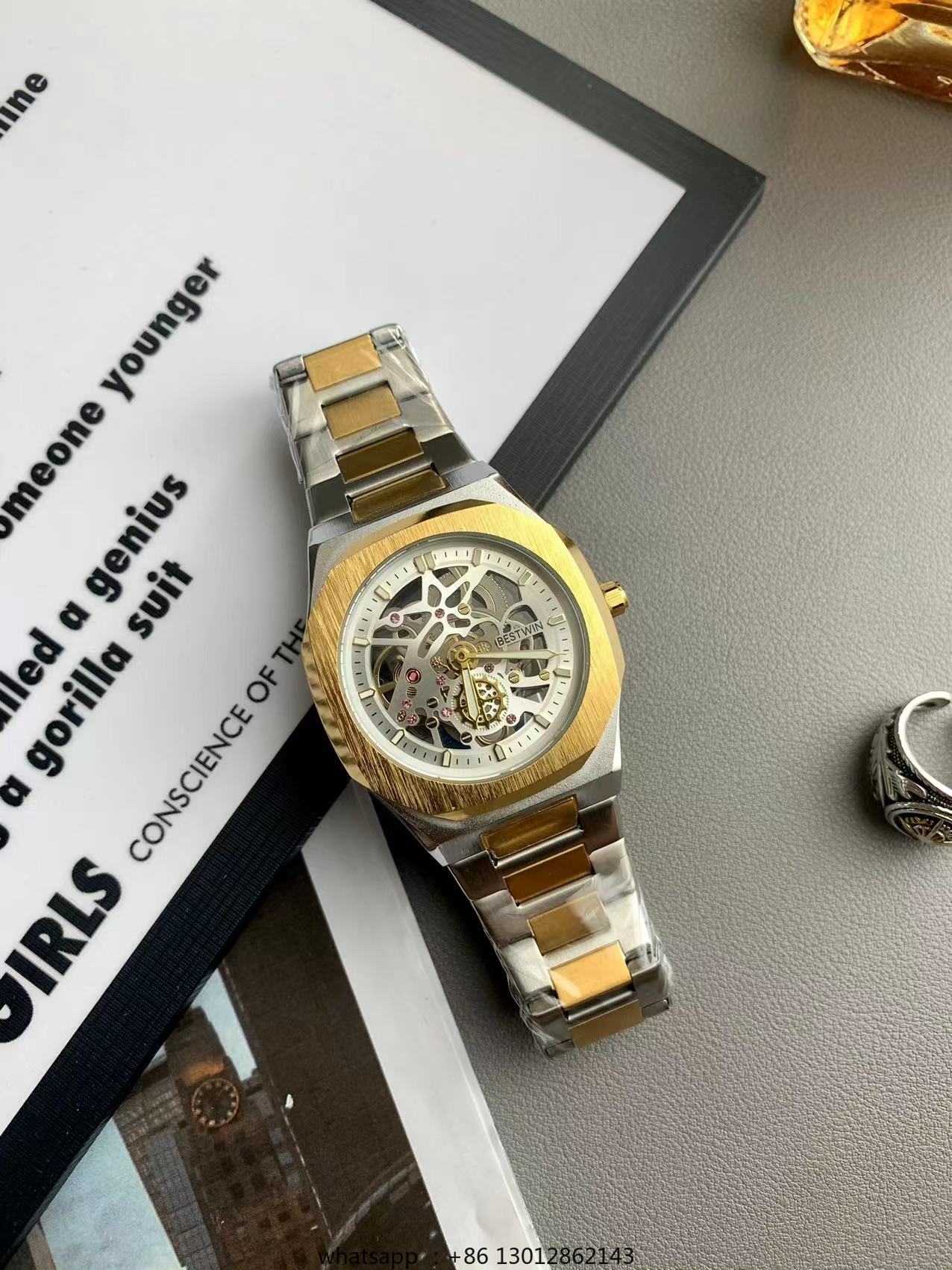 Steel strip waterproof persona - مراجعة Luxury Watch Green وسعره