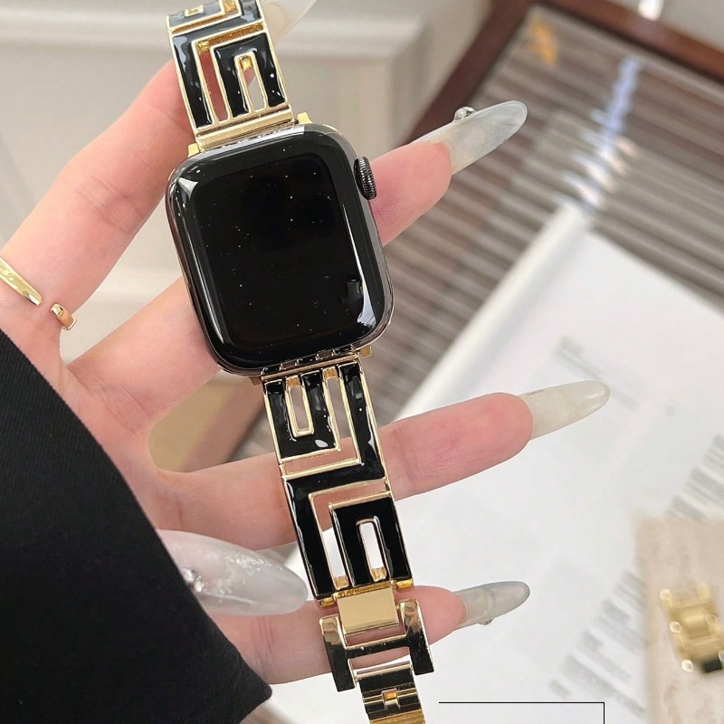 Luxury Metal Strap For Apple W - مراجعة Luxury Watch Apple Bands وسعره