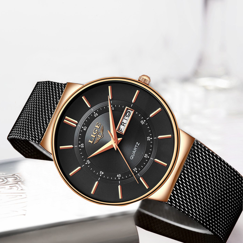 LIGE Women Watches Luxury Bran - مراجعة Luxury Watch Organizer وسعره