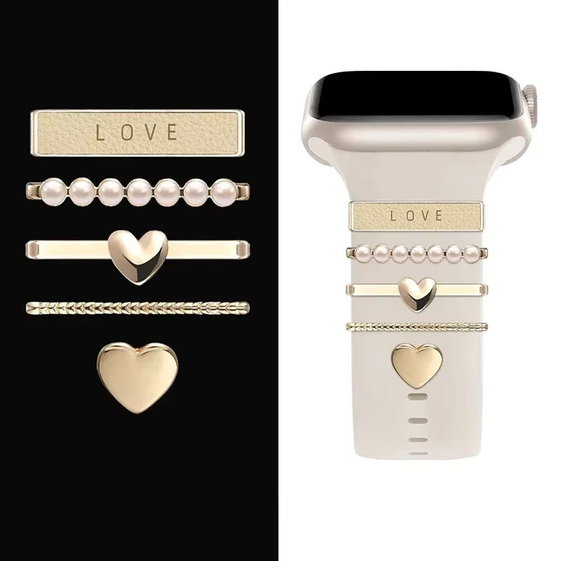 Fashion Strap Decorative Ring  - مراجعة Luxury Watch Apple Bands وسعره