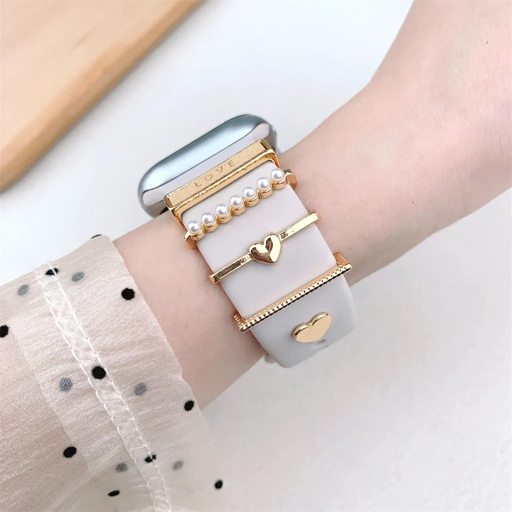 Fashion Strap Decorative Ring  - مراجعة Luxury Watch Apple Bands وسعره