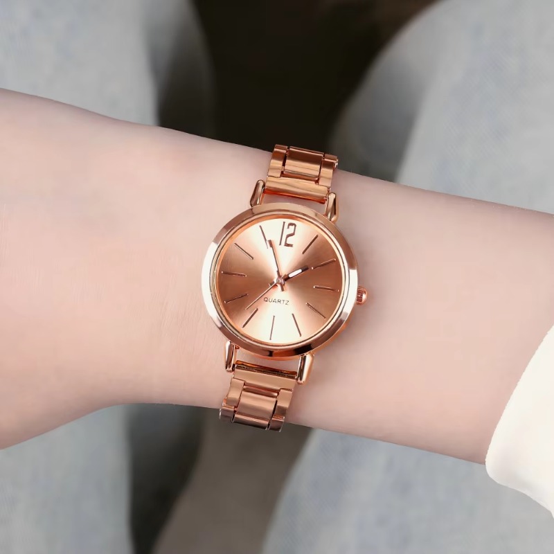 2pcs Set Watch Luxury Women Si - مراجعة Lux Watch وسعره