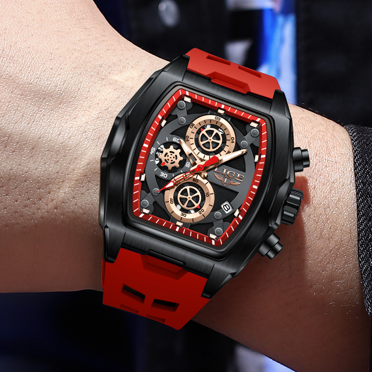 LIGE Hot Sale Fashion Men Quar - مراجعة Luxury Watch For Sale وسعره