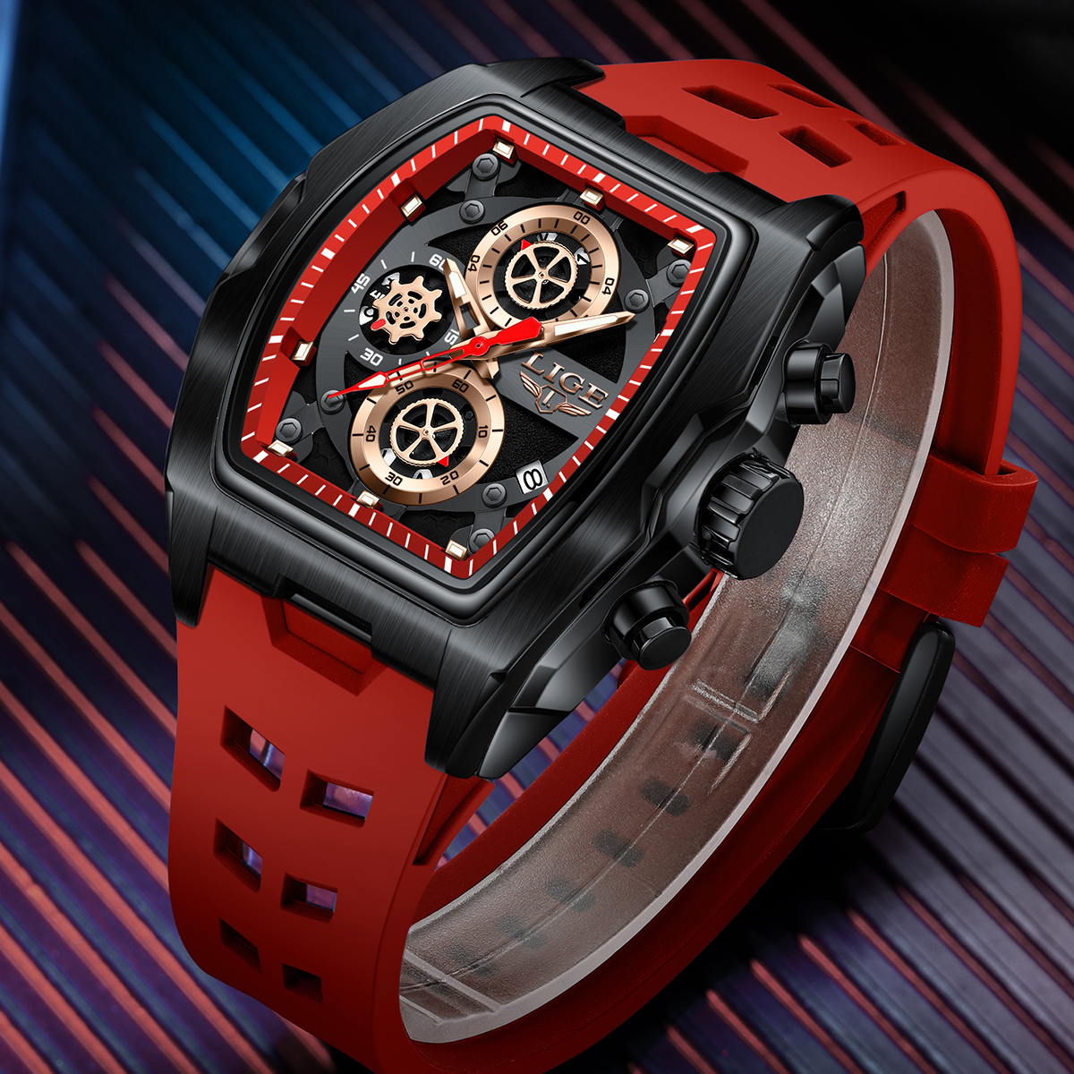 LIGE Hot Sale Fashion Men Quar - مراجعة Luxury Watch For Sale وسعره