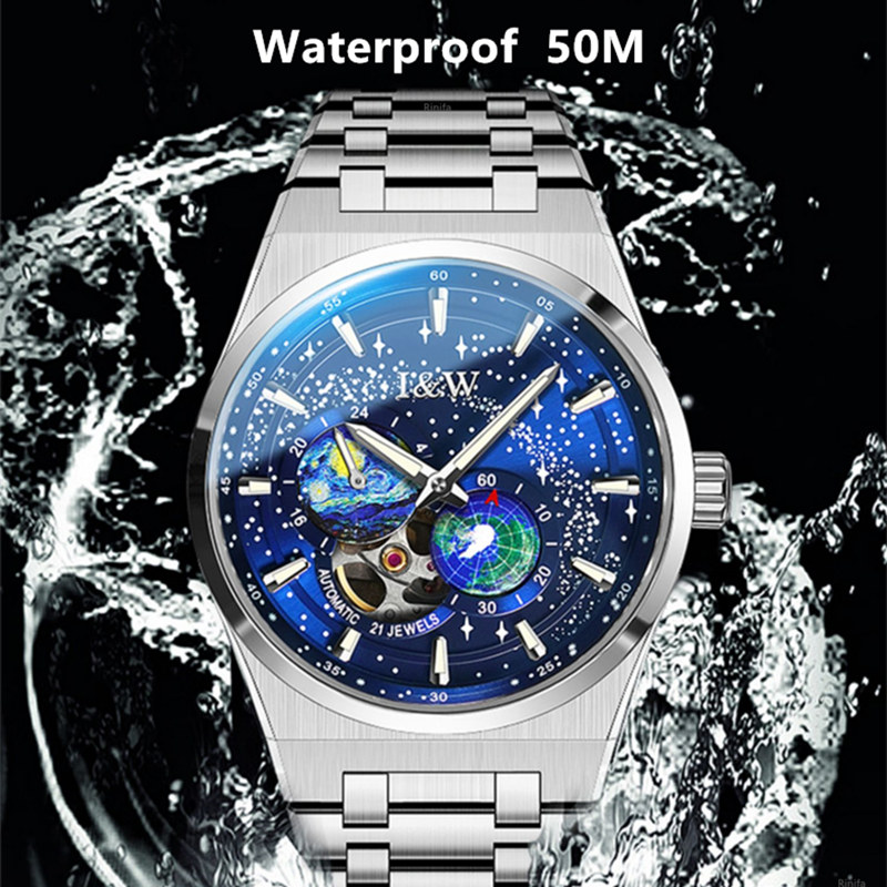 Switzerland I&W Mechanical Wat - مراجعة Luxury Watch Hd وسعره