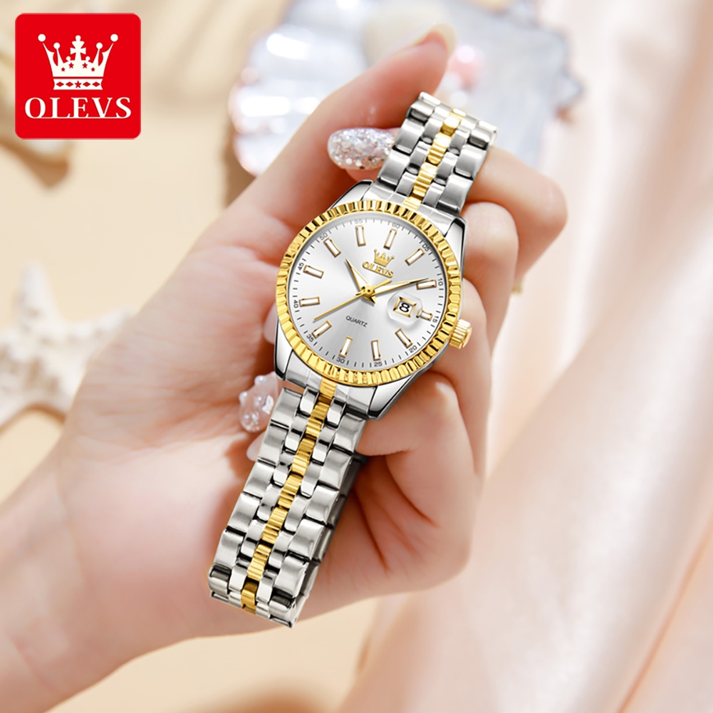 OLEVS 5593 Women Watch Luxury  - مراجعة Luxury Watch Hd وسعره