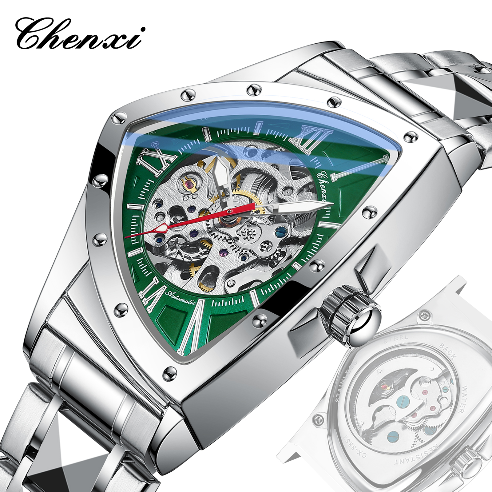 CHENXI Designer Luxury Fashion - مراجعة Watch Triangle Luxury وسعره