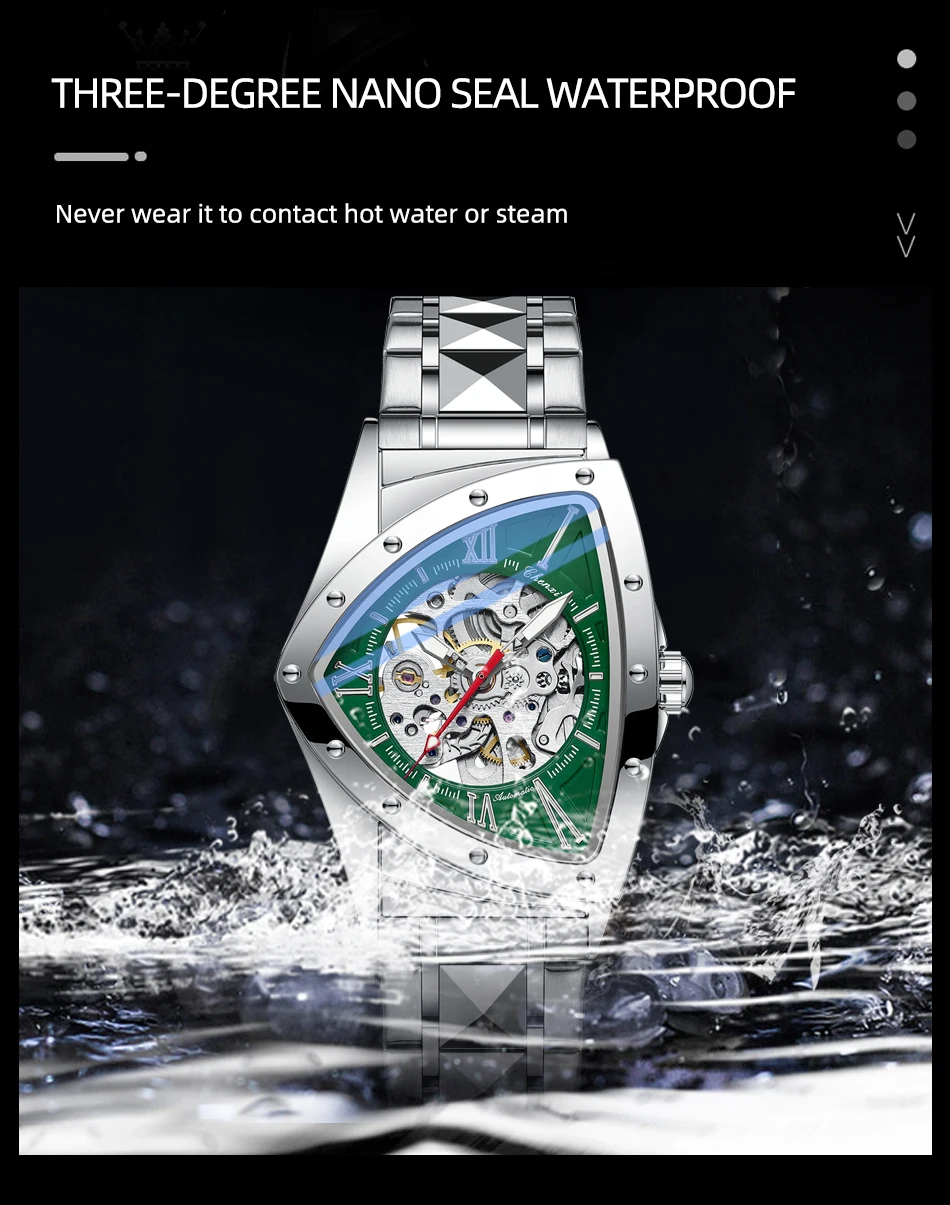 CHENXI Designer Luxury Fashion - مراجعة Watch Triangle Luxury وسعره