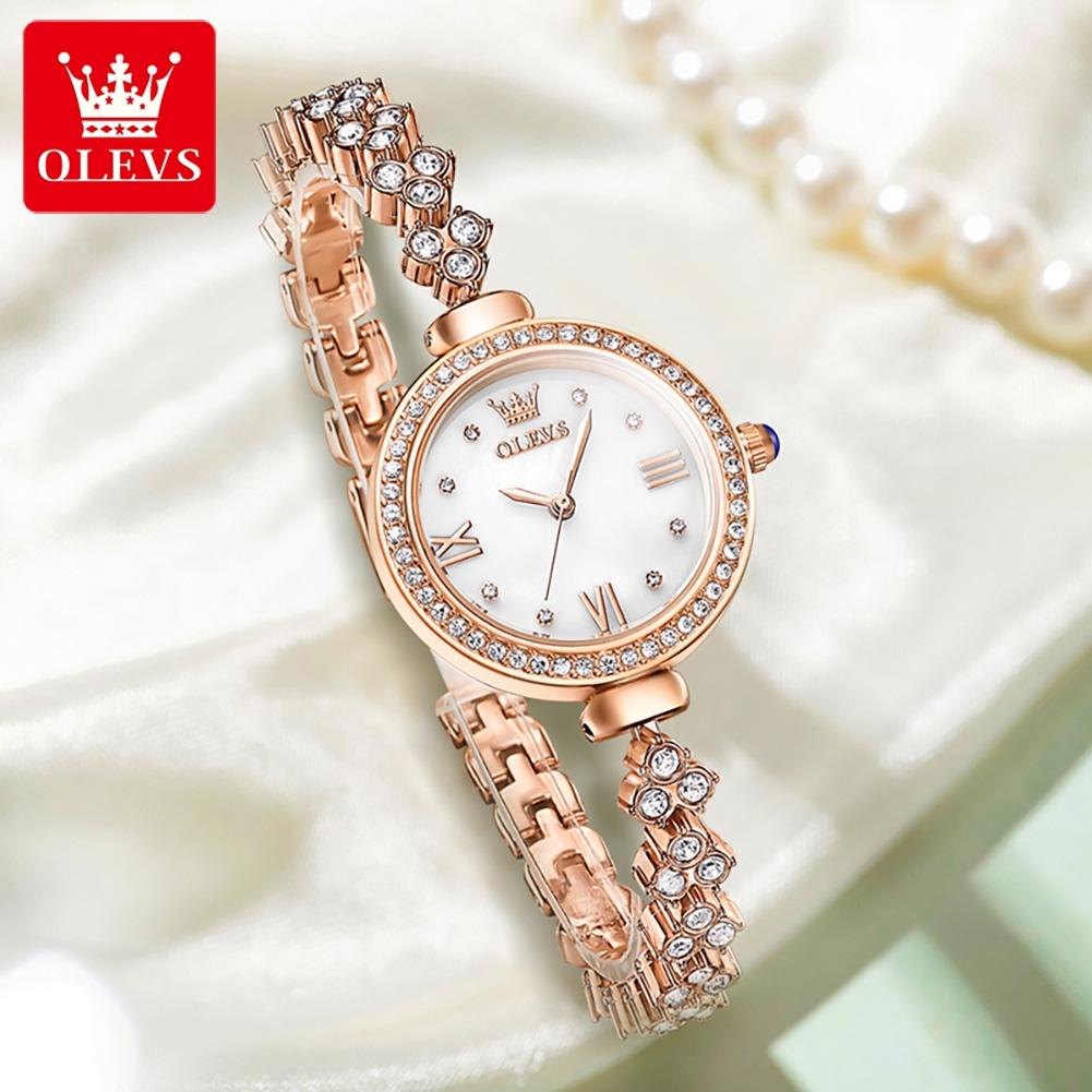 OLEVS 9903 Women Watchs Origin - مراجعة Luxury Watch Logos وسعره