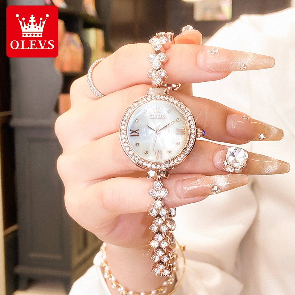 OLEVS 9903 Women Watchs Origin - مراجعة Luxury Watch Logos وسعره