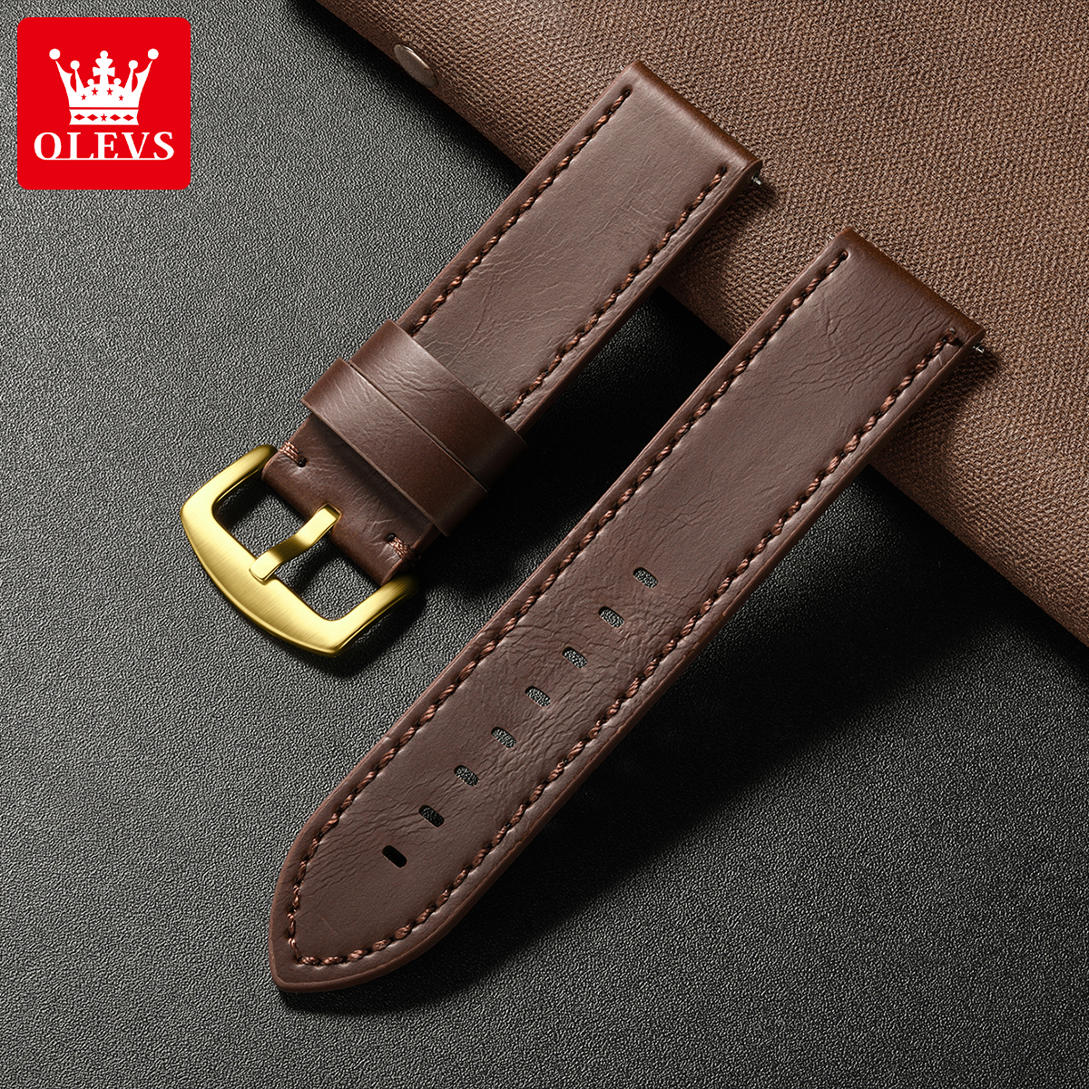 OLEVS brand mens watches water - مراجعة Luxury Watch Leather وسعره