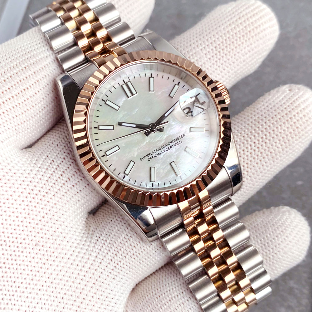 Customized two tone rose gold  - مراجعة Luxury Watch Case وسعره