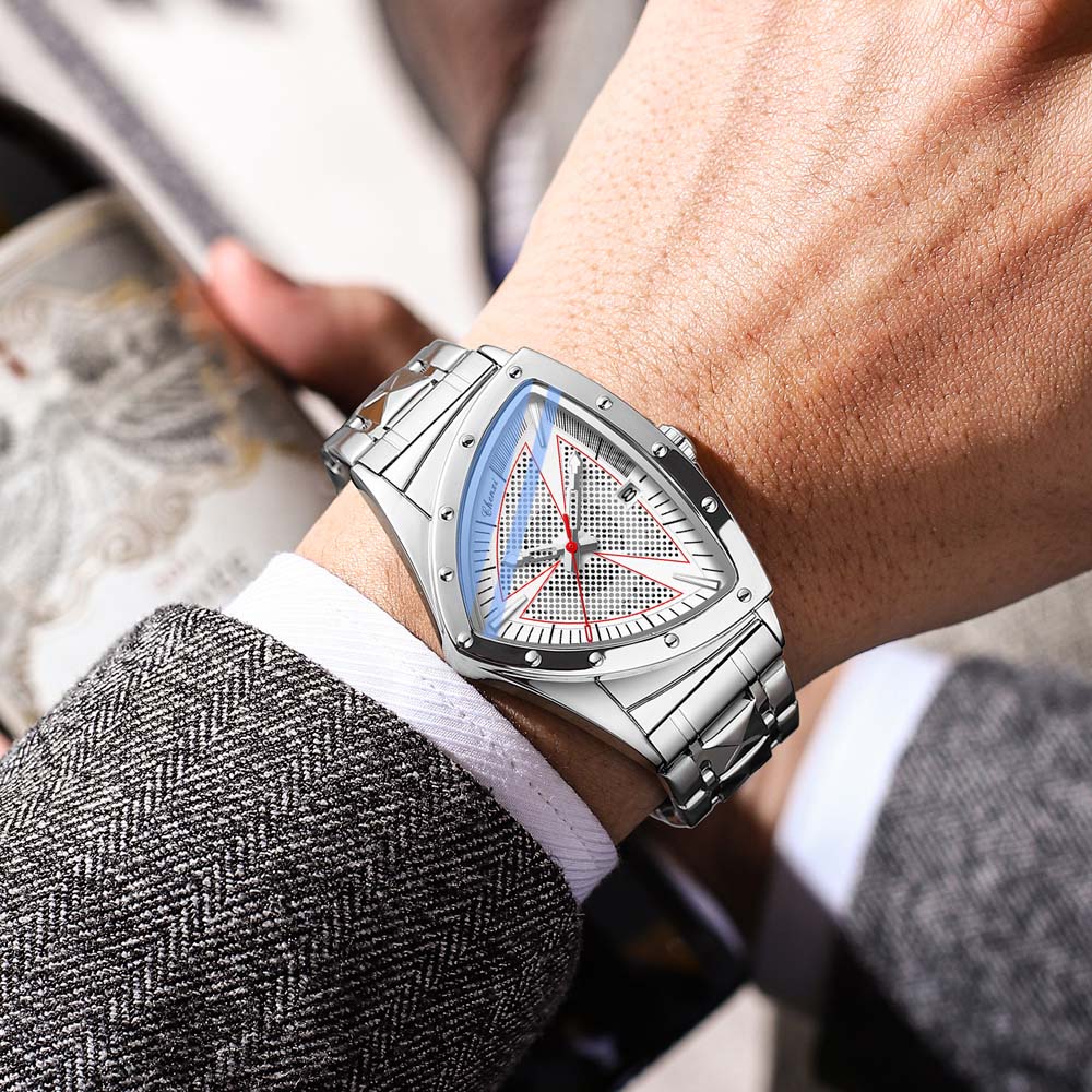 CHENXI Luxury Men's Watch Quar - مراجعة Watch Triangle Luxury وسعره