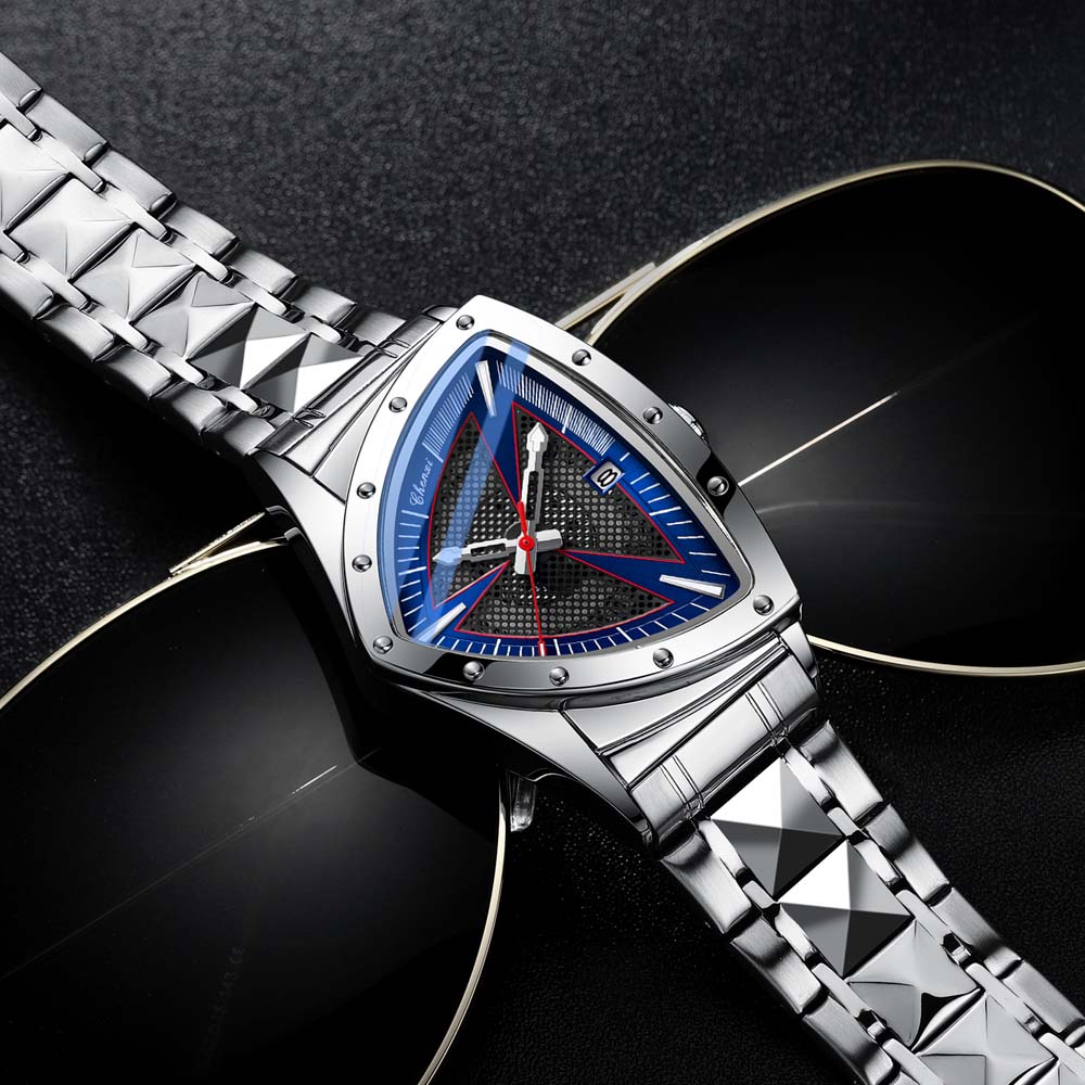 CHENXI Luxury Men's Watch Quar - مراجعة Watch Triangle Luxury وسعره