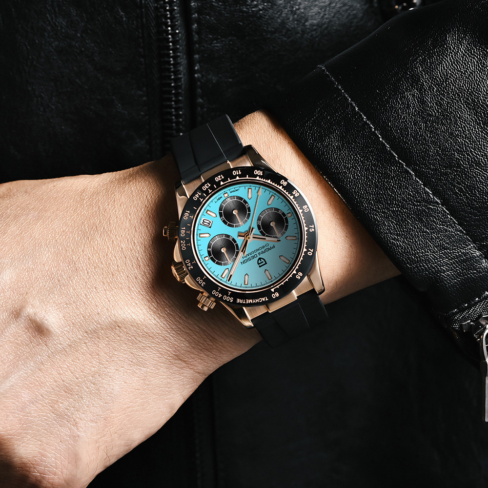 PAGANI DESIGN Mens Stop Watch  - مراجعة Sapphire Crystal Display وسعره