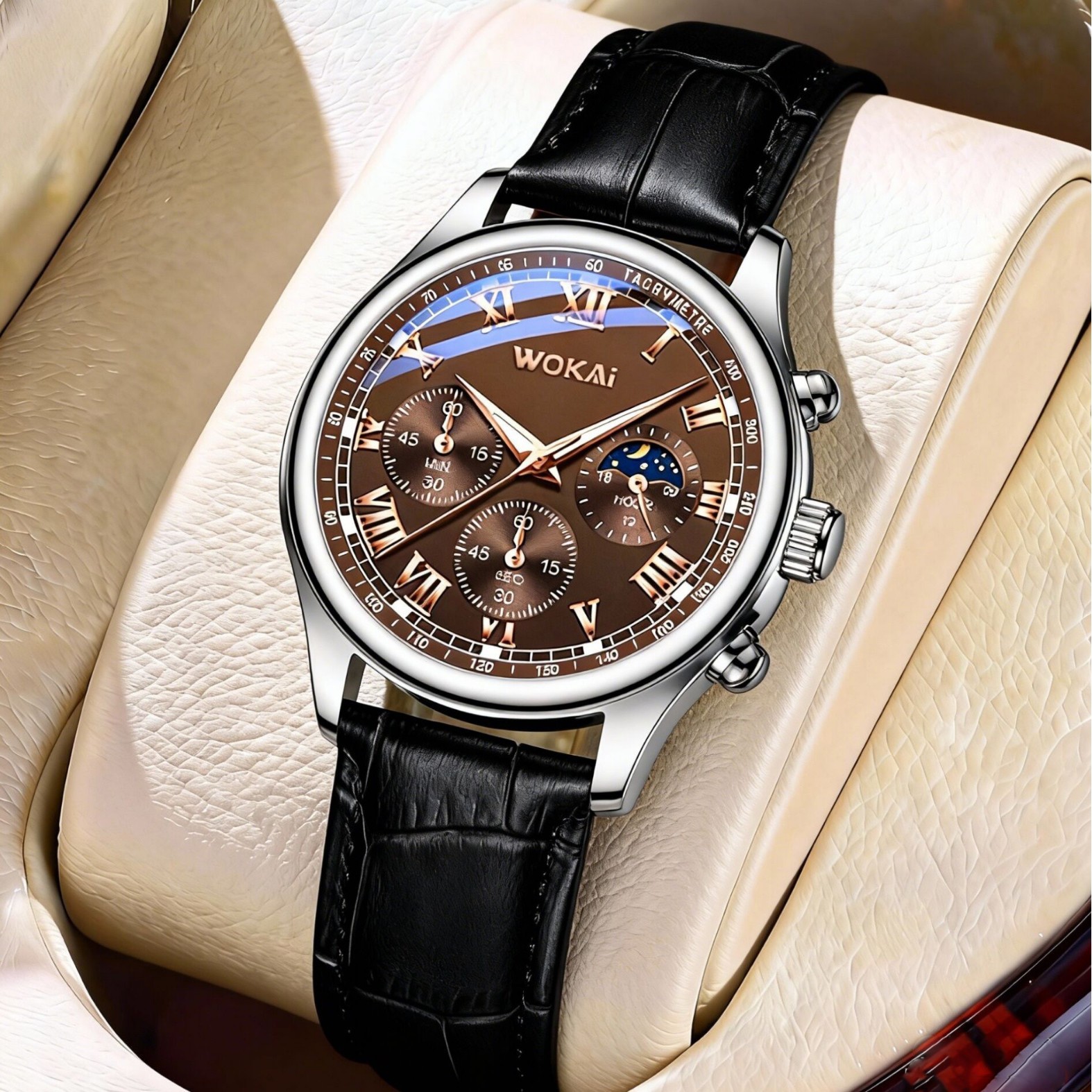 Luxury Men Business Watches Fa - مراجعة Luxury Watch Organizer وسعره