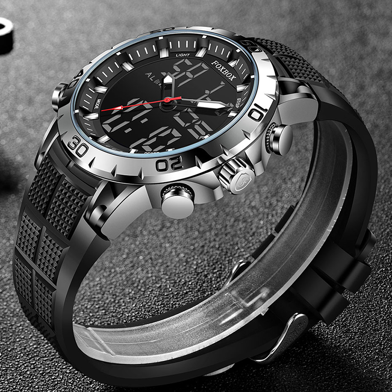 FOXBOX Mens Watches Sports Top - مراجعة Luxury Watch Organizer وسعره