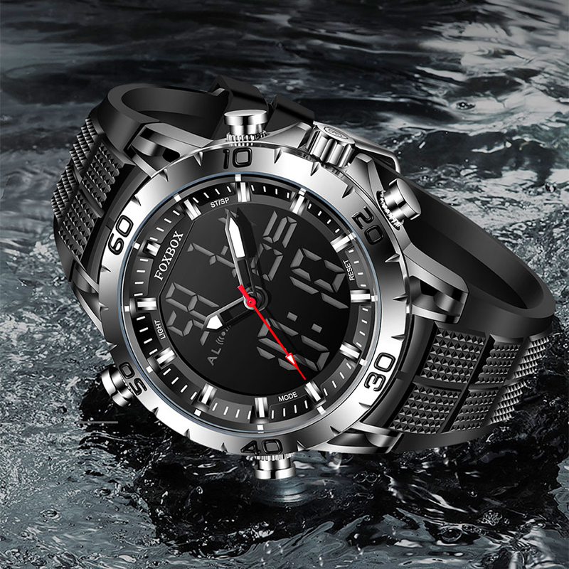 FOXBOX Mens Watches Sports Top - مراجعة Luxury Watch Organizer وسعره