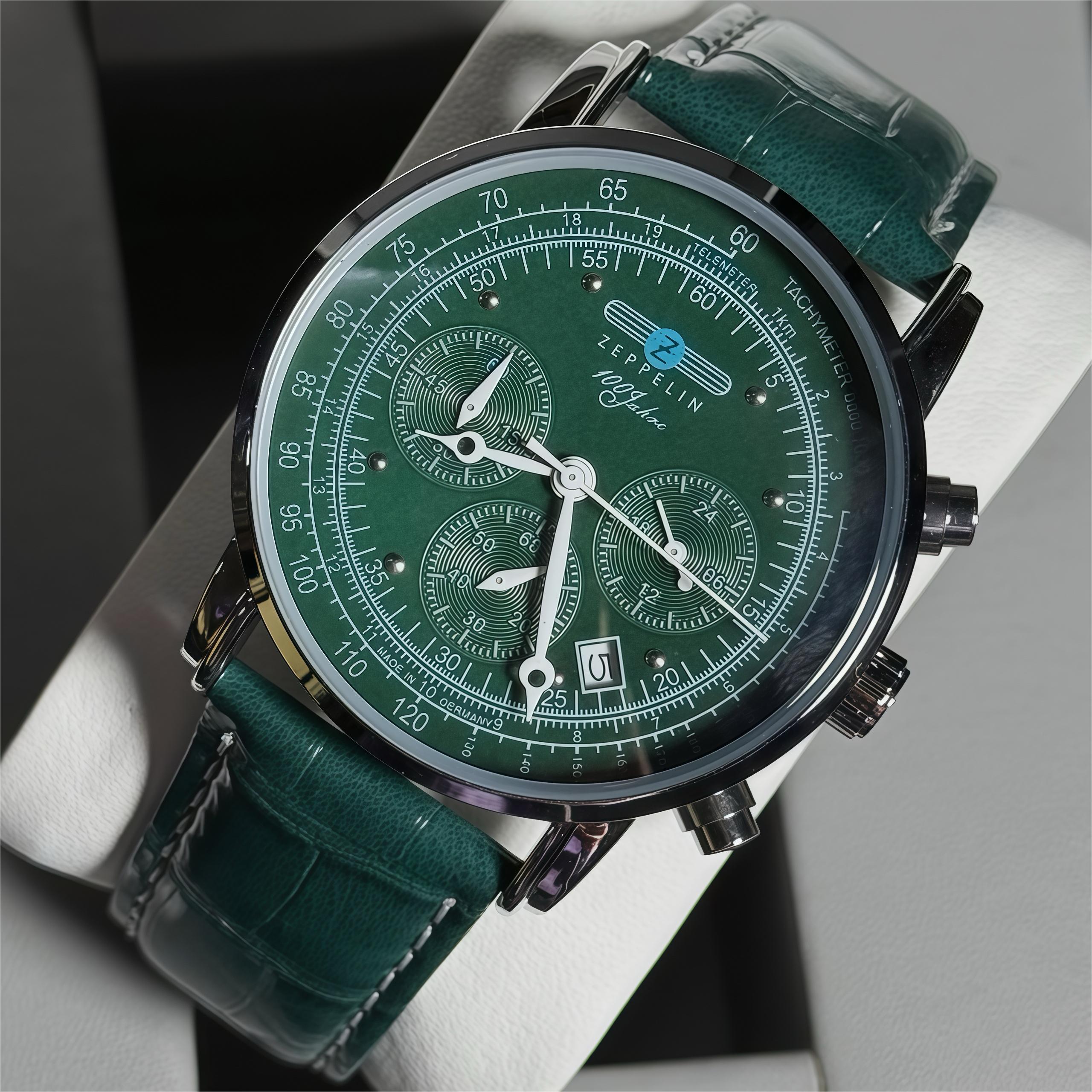 2026 Fashion New Retro Busines - مراجعة Luxury Watch With Green Dial وسعره