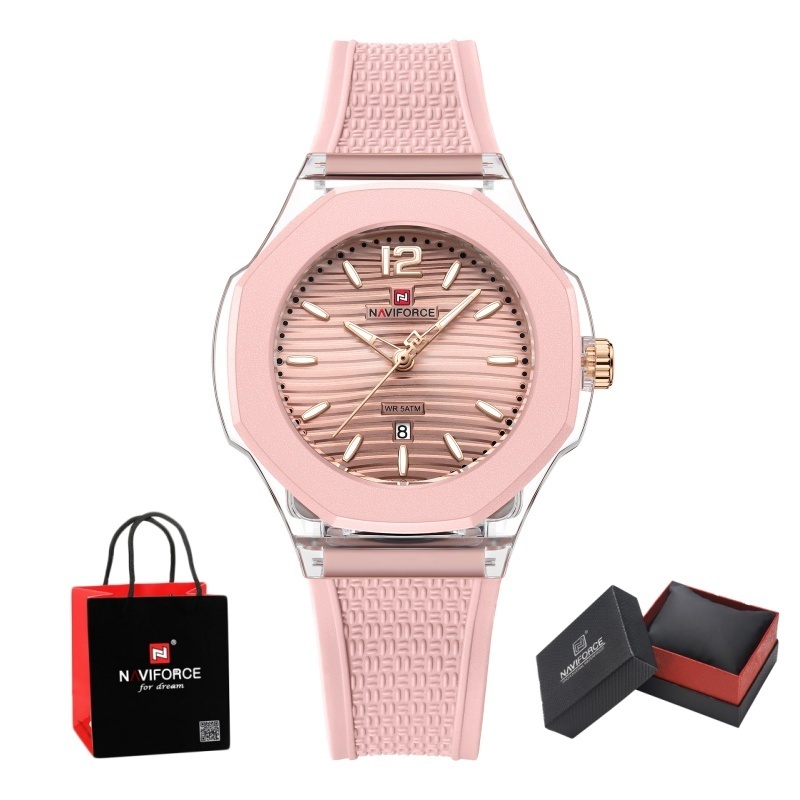 NAVIFORCE Woman's Watch Quartz - مراجعة Luxury Watch Organizer وسعره