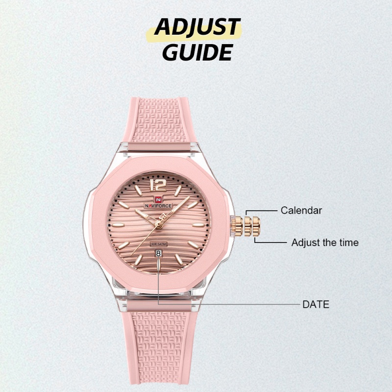 NAVIFORCE Woman's Watch Quartz - مراجعة Luxury Watch Organizer وسعره