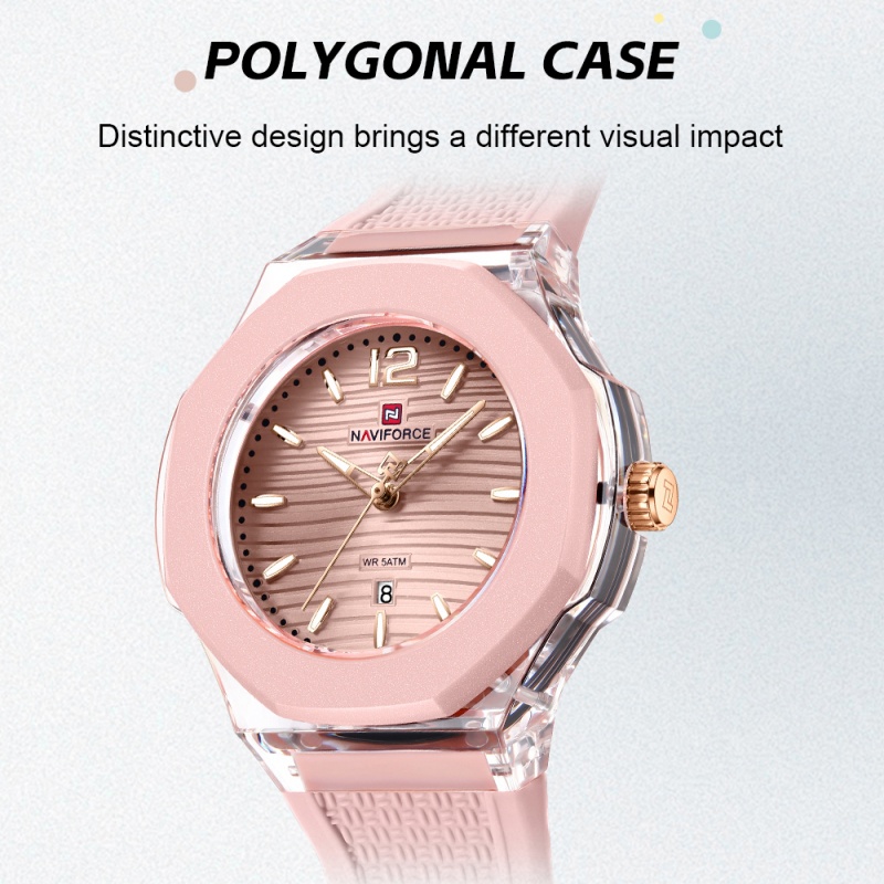 NAVIFORCE Woman's Watch Quartz - مراجعة Luxury Watch Organizer وسعره