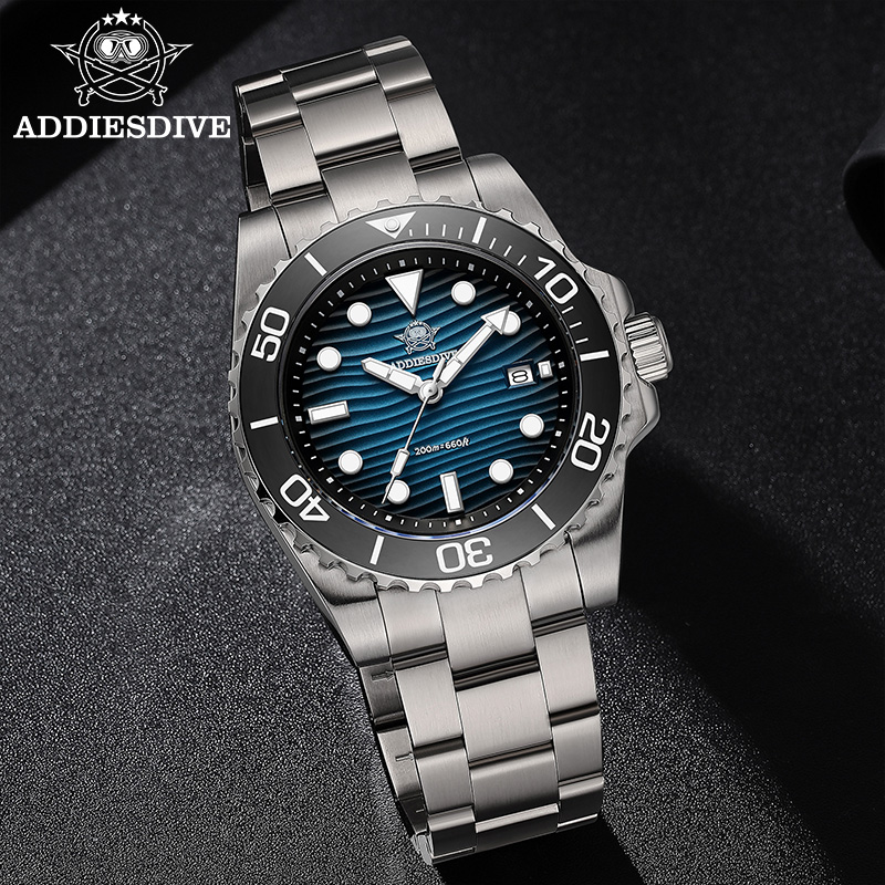 ADDIESDIVE Men's 2115 Quartz W - مراجعة Luxury Watch Green وسعره