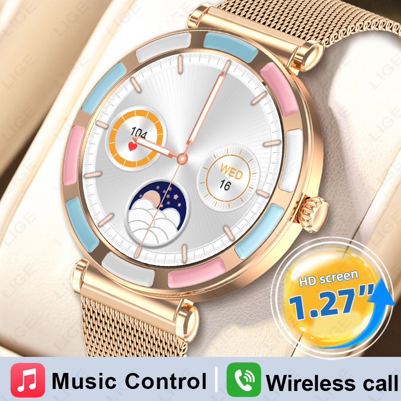 2026 LIGE Luxury Smart Watch F - مراجعة Luxury Watch Hd وسعره