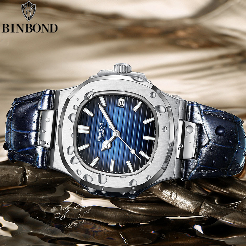 BINBOND Top Brand Hot sale Men - مراجعة Luxury Watch For Sale وسعره